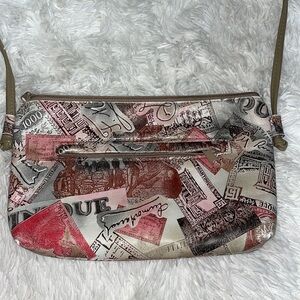 Pinky Leather crossbody Bag